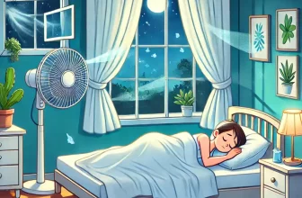 bedroom during a hot summer night in India