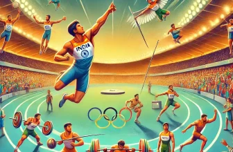 Indian athletes participating in various Olympic events