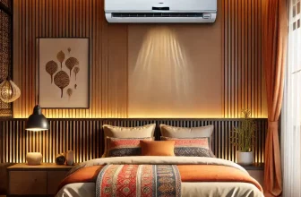 air conditioner mounted on the wall