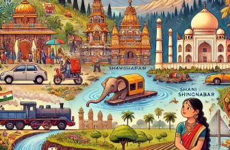 incredible facts about India in a vibrant collage