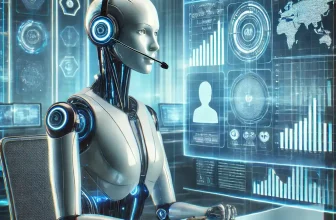 AI-powered virtual agent handling customer service calls
