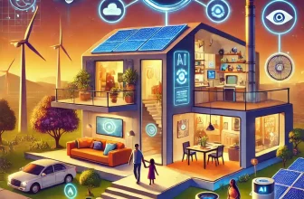 a futuristic Indian smart home powered by AI