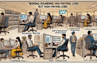 a group of Indian professionals working in boring-sounding but high-paying jobs