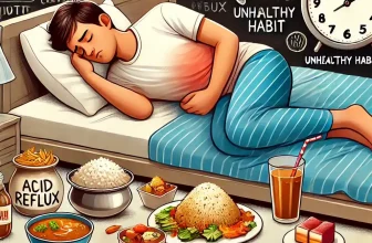 a person sleeping immediately after eating a heavy Indian meal