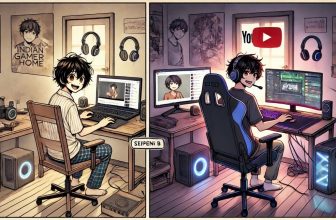 a young Indian gamer building a online career from home
