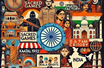 collage featuring iconic Indian web series that gained global recognition