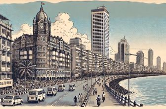 illustration of Mumbai high-rise costly apartments