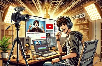 illustration of a successful YouTuber in India