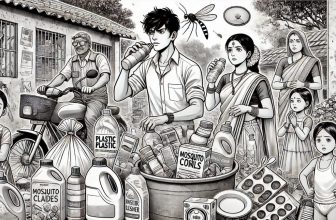 illustration showing harmful everyday products used in Indian homes