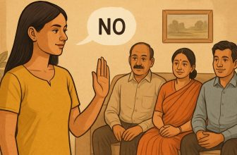 a girl saying no to stop pleasing people