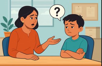 mother asking about lies