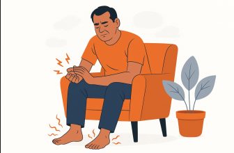 a person with hand and feet tingling sensation