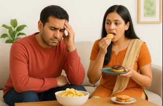 over eating under stress