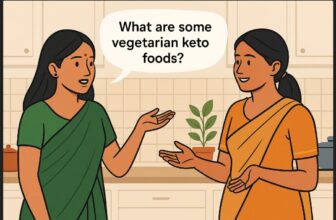 2 woman discussing veg keto foods